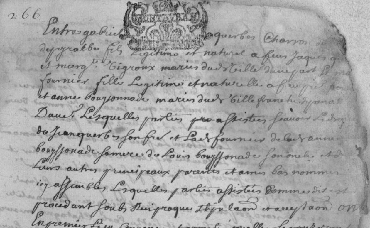 Contrat de mariage Querbes Gabriel Fournier Marie 2.jpg